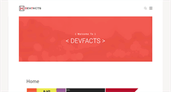 Desktop Screenshot of devfacts.com